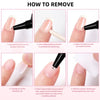 Milky White Press On Nails