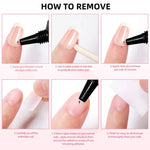 Milky White Press On Nails