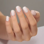 Milky White Press On Nails