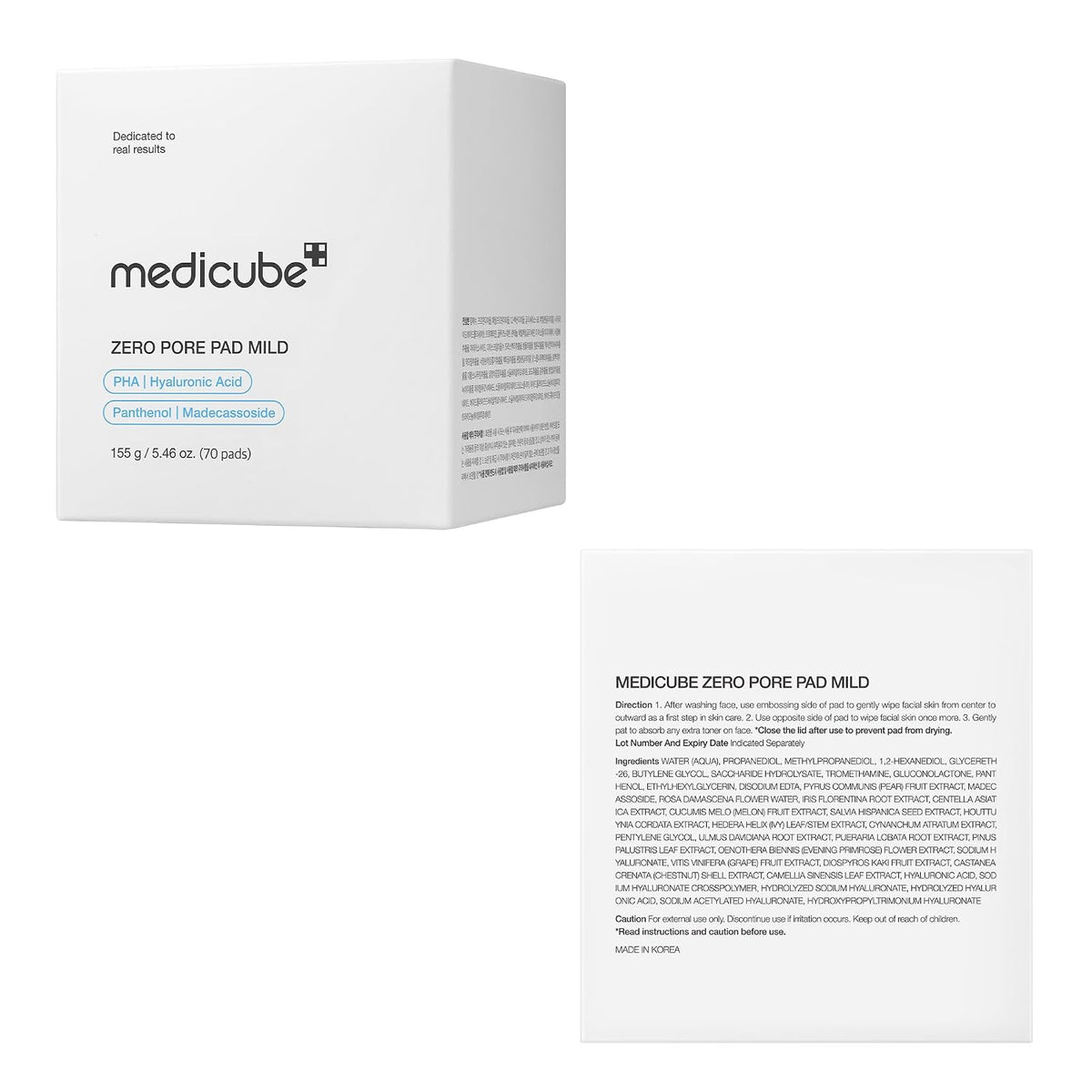 Toner Pads Zero Pore Pad Mild 2.0 for Gentle Exfoliating