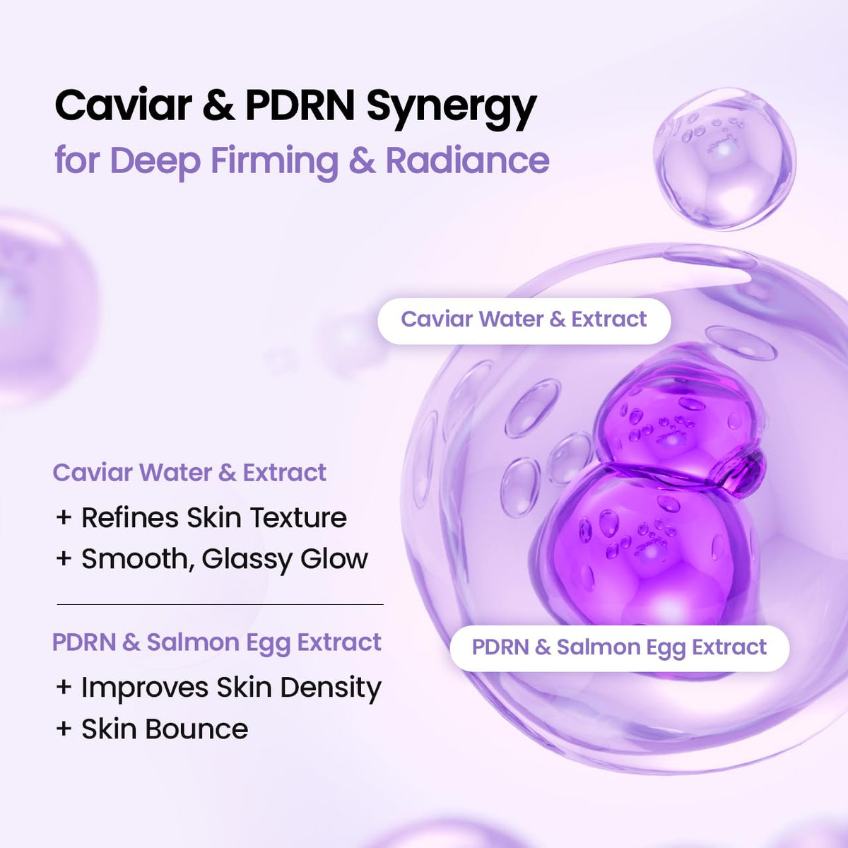 Rejuvenating Caviar PDRN Real Deep Mask, Overnight Hydrogel Face Mask, Skin Firming, Radiance, Enhancing Skin Recovery, Korean Skin Care, Self Care Gifts for Women | 1.19Oz(34G) X 4Ea
